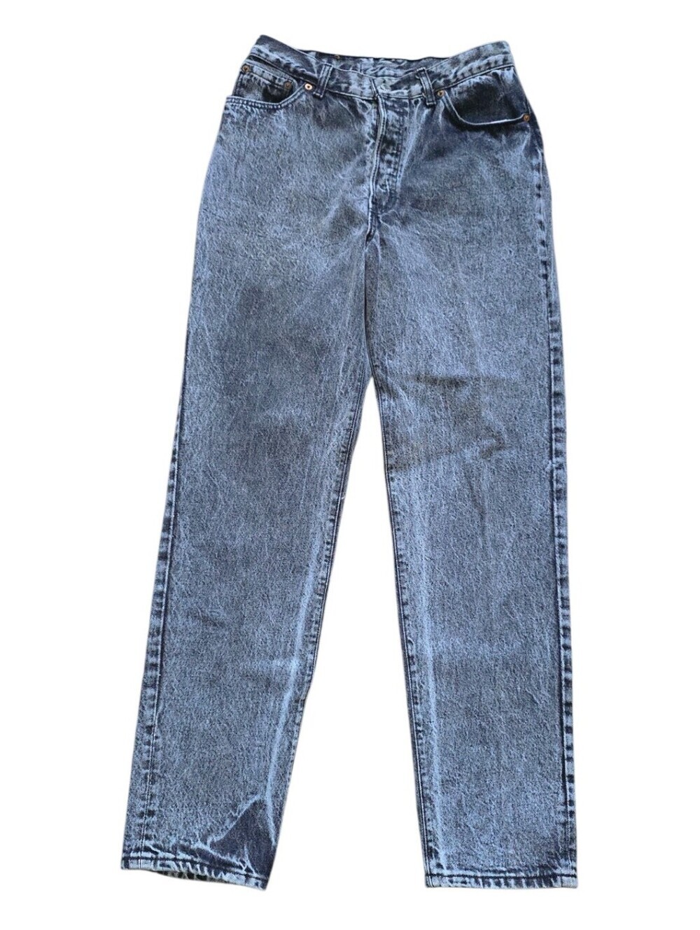 Levi's 17501 Vintage Black Stone Wash High Waisted Mom Jean Youth 13 Women's 26"